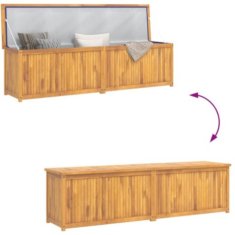 SKRZYNIA OGRODOWA 200X50X55CM LITE DREWNO TEKOWE