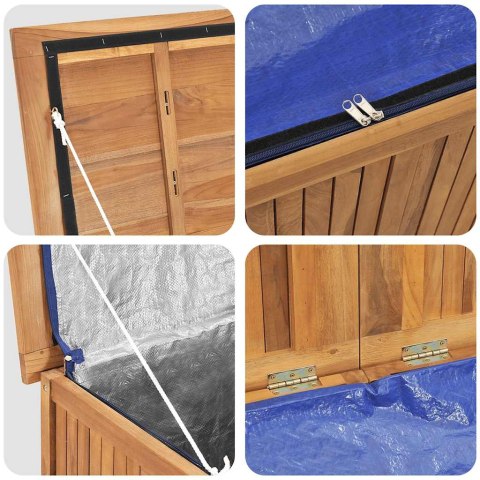 SKRZYNIA OGRODOWA 200X50X55CM LITE DREWNO TEKOWE