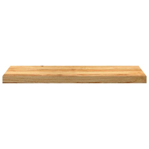 STOPNIE SCHODOWE 12 SZT. BRĄZOWE 80X25X2CM LITE DREWNO DĘBOWE