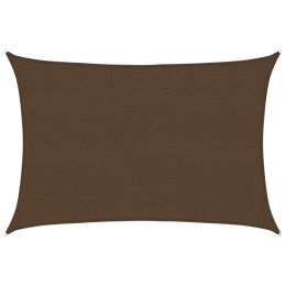 VidaXL Żagiel przeciwsłoneczny, 160 g/m², brązowy, 2,5x3,5 m, HDPE