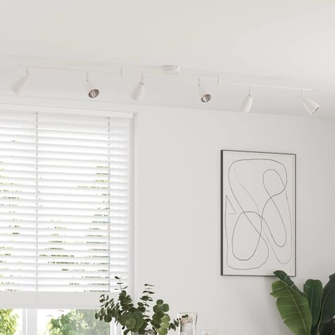 VidaXL Reflektor sufitowy Z reflektorami Biały 25.5 x 8 x 16 cm Metal