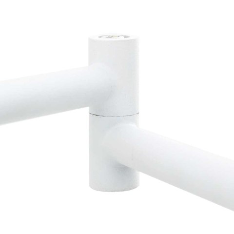 VidaXL Reflektor sufitowy Z reflektorami Biały 25.5 x 8 x 16 cm Metal