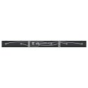 VidaXL Reflektor sufitowy Z reflektorami Czarny 73 x 6 x 16 cm Metal
