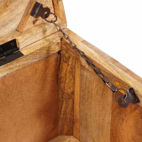 SKRZYNIA DO PRZECHOWYWANIA 70X35X40CM LITE DREWNO MANGO