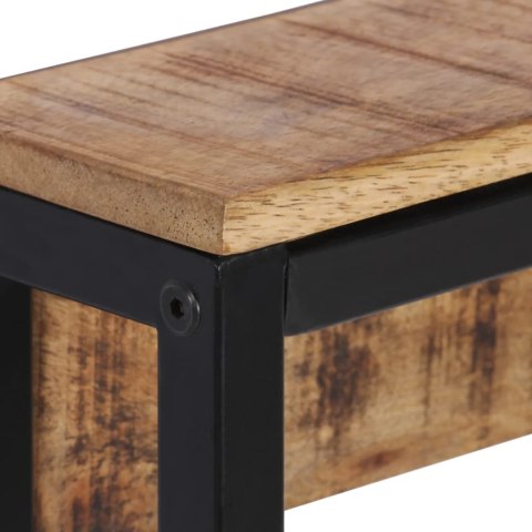 WIESZAK NA UBRANIA 87X10X27CM SUROWE DREWNO MANGO