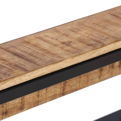 WIESZAK NA UBRANIA 87X10X27CM SUROWE DREWNO MANGO