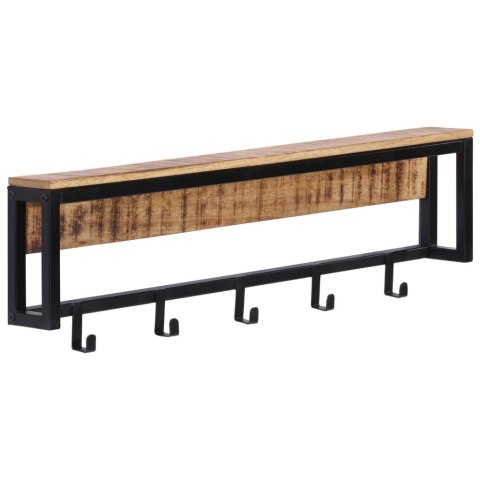 WIESZAK NA UBRANIA 87X10X27CM SUROWE DREWNO MANGO