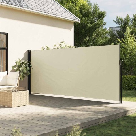 ZWIJANA MARKIZA OGRODOWA BOCZNA KREMOWA 180X500CM