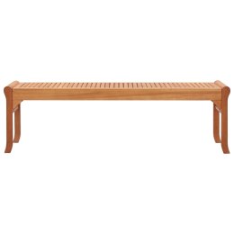 VidaXL 3-os. ławka ogrodowa, 150 cm, lite drewno eukaliptusowe