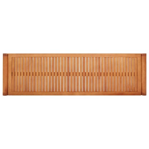 3-OS. ŁAWKA OGRODOWA 150CM LITE DREWNO EUKALIPTUSOWE