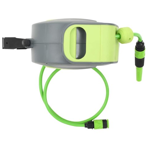 VidaXL Automatyczny bęben ścienny na wąż ogrodowy, zwijacz, 10+1 m