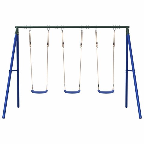 VidaXL Huśtawka ogrodowa z 3 siedziskami