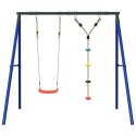 VidaXL Ogrodowy plac zabaw z huśtawką i linką do wspinania