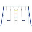 VidaXL Ogrodowy plac zabaw z huśtawkami i drabinką