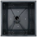 PODSTAWA DO PARASOLA OGRODOWA STALOWA ANTRACYT 45X45 CM OBROTOWA 360 STOPNI