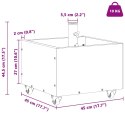 PODSTAWA DO PARASOLA OGRODOWA STALOWA ANTRACYT 45X45 CM OBROTOWA 360 STOPNI
