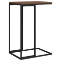 STOLIK BOCZNY CZARNY 40X30X59CM MATERIAŁ DREWNOPOCHODNY
