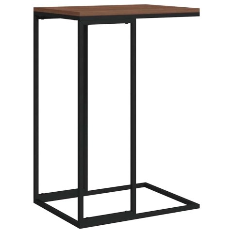 STOLIK BOCZNY CZARNY 40X30X59CM MATERIAŁ DREWNOPOCHODNY