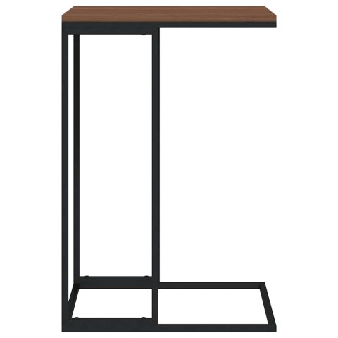 STOLIK BOCZNY CZARNY 40X30X59CM MATERIAŁ DREWNOPOCHODNY