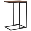 STOLIK BOCZNY CZARNY 40X30X59CM MATERIAŁ DREWNOPOCHODNY