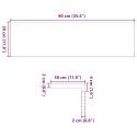 VidaXL Stopnie schodowe, 16 szt. brązowe 90x30x2cm lite drewno dębowe