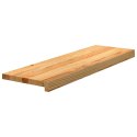 VidaXL Stopnie schodowe, 20 szt. brązowe 80x25x2cm lite drewno dębowe