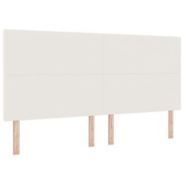 VidaXL Zagłówek Kremowy 200 cm Tkanina sztruksowa