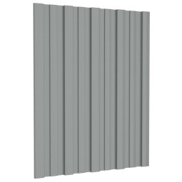 PANEL DACHOWY 12 EL. SZARY 60X45CM STAL GALWANIZOWANA