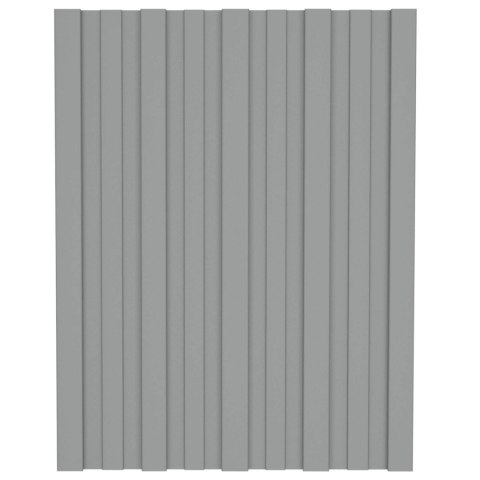 PANEL DACHOWY 12 EL. SZARY 60X45CM STAL GALWANIZOWANA