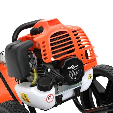 VidaXL Podkaszarka z kółkami pomarańczowa 52 cm3 1,45 kW