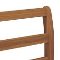 VidaXL Sofa na zewnątrz Lite drewno akacjowe i poliester Naturalny