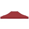 DACH DO NAMIOTU IMPREZOWEGO 4,5X3 M BURGUNDOWY 270G/M²