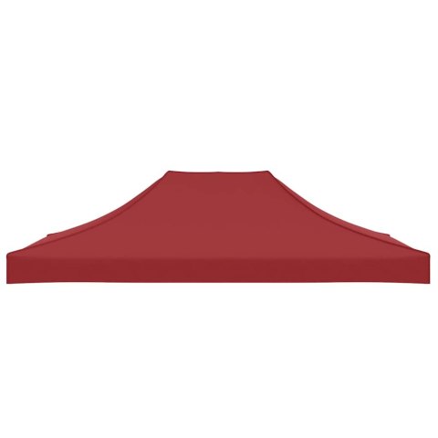 DACH DO NAMIOTU IMPREZOWEGO 4,5X3 M BURGUNDOWY 270G/M²