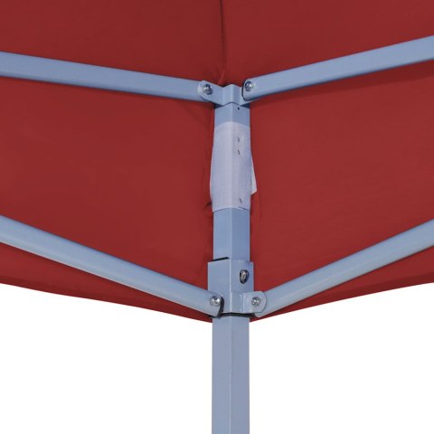 DACH DO NAMIOTU IMPREZOWEGO 4,5X3 M BURGUNDOWY 270G/M²