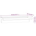 VidaXL Wylewka do wodospadu z RGB LED, stal nierdzewna, 45 cm