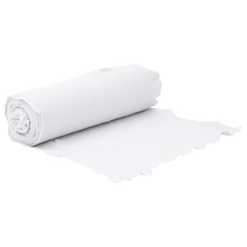 VidaXL Geowłóknina, biała, 1x10 m, włókno poliestrowe