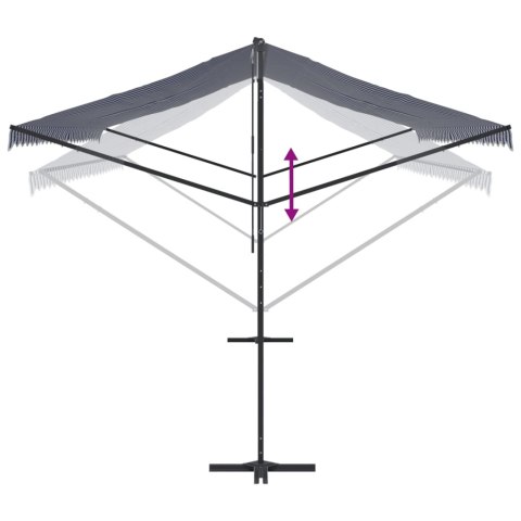 MARKIZA TARASOWA WOLNOSTOJĄCA 600X300 CM BALDACHIM OGRODOWY ZWIJANY KORBA !