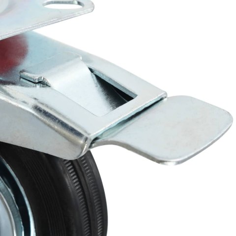 VidaXL Kółka skrętne, 4 szt., 100 mm