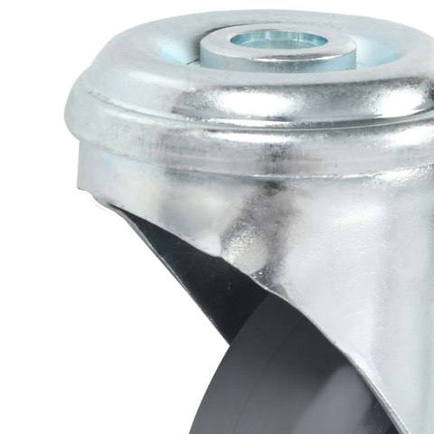 VidaXL Kółka skrętne z otworem na śrubę, 4 szt., 75 mm