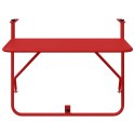 VidaXL Stół Wiszący na Balkon Czerwony 60 x 39 x 65 cm Stal