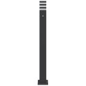 VidaXL Zewnętrzna lampa stojąca z czujnikiem, czarna, 110 cm