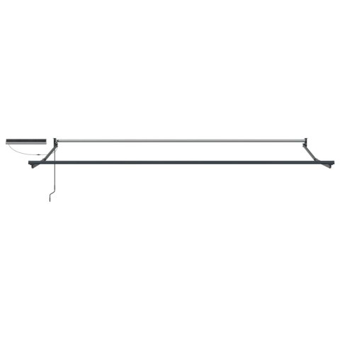 VidaXL Elektryczna Rozkładana Markiza Biały 4 × 3 m