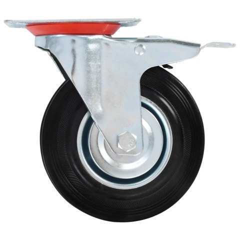 VidaXL Kółka, 4 szt., 125 mm