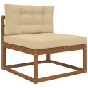 VidaXL Poduszka do sofy na zewnątrz 2 pcs Beżowy Poliester