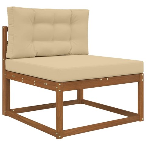 VidaXL Poduszka do sofy na zewnątrz 2 pcs Beżowy Poliester