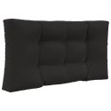 VidaXL Poduszka do sofy na zewnątrz 2 pcs Czarny Poliester