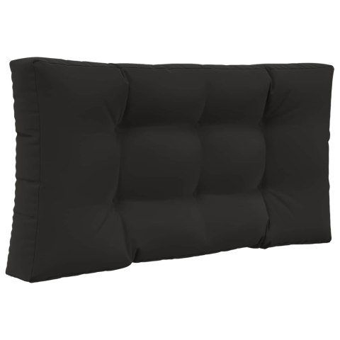 VidaXL Poduszka do sofy na zewnątrz 2 pcs Czarny Poliester