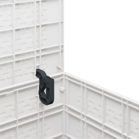 SKRZYNIA DO PRZECHOWYWANIA BIAŁY 55X53X57CM POLIPROPYLEN