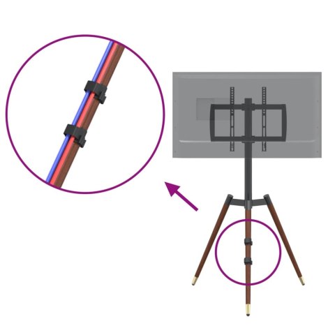 STOJAK Z UCHWYTEM NA TV 37-65'' ROZSTAW VESA 400X400 MM 40 KG