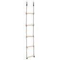 VidaXL Drabinka 5-stopniowa, 210 cm, lite drewno sosnowe